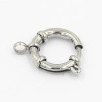 Stainless Steel Spring Buckle, plated, fashion jewelry & different size for choice, Sold By PC