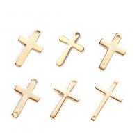 Tibetan Style Cross Pendants, Stainless Steel, plated, DIY & different size for choice & different styles for choice, more colors for choice, 50PCs/Bag, Sold By Bag
