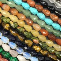 Mixed Gemstone Beads Teardrop polished DIY & faceted Approx Sold By Strand