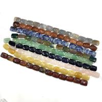 Mixed Gemstone Beads, Rectangle, polished, DIY & different materials for choice, more colors for choice, 13x17x5mm, Approx 13PCs/Strand, Sold By Strand