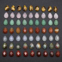 Pedras preciosas de cabochons , misto de pedras semi-preciosas, Lágrima, polido, DIY & materiais diferentes para a escolha & facetada, Mais cores pare escolha, 13x18mm, vendido por PC