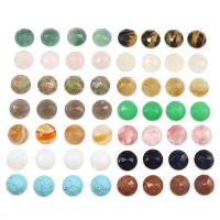 Pedras preciosas de cabochons , misto de pedras semi-preciosas, Cúpula, polido, DIY & materiais diferentes para a escolha & facetada, Mais cores pare escolha, 16mm, vendido por PC
