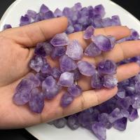Amethyst Minerals Specimen, irregular, random style & DIY, purple, 8-25mm, Approx 30PCs/Bag, Sold By Bag