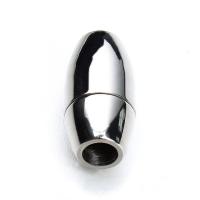 Edelstahl Magnetverschluss, plattiert, DIY, Bohrung:ca. 3mm, 1PCs/Tasche, verkauft von Tasche