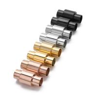 Stainless Steel Magnetic Clasps, plated, DIY, more colors for choice, Sold By PC