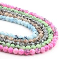 Fashion Glass Beads Round 48/Strand Sold By Strand