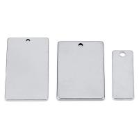 Stainless Steel Pendants, plated, DIY & different size for choice, 10PCs/Bag, Sold By Bag