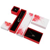 Jewelry Gift Box, Paper, different size for choice, mixed colors, Sold By PC