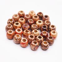 Perles en bois, vernis au four, DIY & normes différentes pour le choix, plus de couleurs à choisir, 16x17mm, Vendu par sac