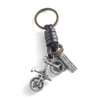 Bag Purse Charms Keyrings Keychains, Tibetan Style, with Faux Leather, plated, fashion jewelry & different styles for choice, more colors for choice, nickel, lead & cadmium free, Sold By PC