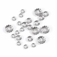 Stainless Steel Bead Cap Flower plated DIY Sold By Bag