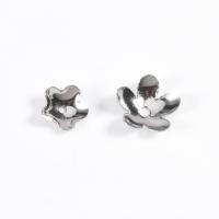 Stainless Steel Bead Cap Flower plated DIY Sold By Bag