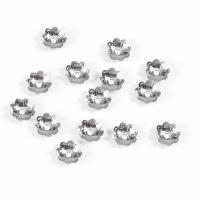 Stainless Steel Bead Cap Flower plated DIY 7mm Sold By Bag