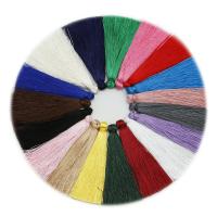 Tassel decorativo, imitação de seda, DIY, Mais cores pare escolha, 65mm, vendido por Bag