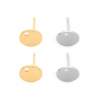 Stainless Steel Earring Stud Component plated DIY Sold By PC