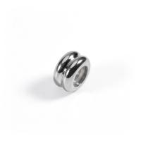 Stainless Steel Spacer Beads plated DIY Approx 3mm Sold By Bag