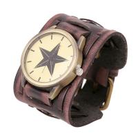 Men Wrist Watch, Faux Leather, with Tibetan Style, fashion jewelry, more colors for choice, 25-26CMx4.8CM, Sold By PC