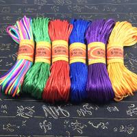 Cordon de laine, corde de laine, DIY, plus de couleurs à choisir, 2.5mm, Environ 20m/PC, Vendu par PC