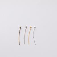 Brass Headpin, Stick, plated, DIY & different size for choice, more colors for choice, nickel, lead & cadmium free, 200PCs/Bag, Sold By Bag