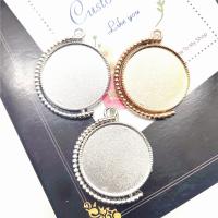 Zinc Alloy Pendant Cabochon Setting plated DIY nickel lead & cadmium free Inner Approx 25mm Sold By PC