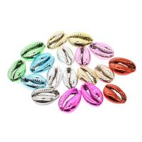 Shell Pendants, Shells Fossil, with Metal, more colors for choice, nickel, lead & cadmium free, 20x18mm, 50PCs/Bag, Sold By Bag