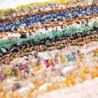 Gemstone Chips Beads, irregular, DIY & different materials for choice, more colors for choice, Approx 0.85m/Strand, Sold By Strand