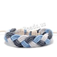 Friendship Bracelet Cotton Fabric plated fashion jewelry & for woman 16-18CM Sold By Strand