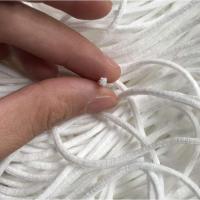 Nylon Polypropylen Elastisk tråd, plated, Hållbar & Andas, vit, Säljs av Bag