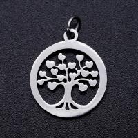 Stainless Steel Pendants Tree plated DIY Sold By PC