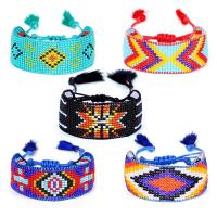 Chain Woven Bracelets, Seedbead, fashion jewelry & for woman, more colors for choice, Sold By PC