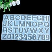 silicone Set di stampi epossidici, Lettera alfabeto, nessuno, 355x192x10mm, Venduto da PC