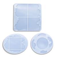 Silicone Epoxy Mold Set for Coaster Mold durable Sold By PC