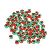 Χάντρες Polymer Clay, μικτά χρώματα, νικέλιο, μόλυβδο και κάδμιο ελεύθεροι, 10.50x10.50x5mm, 1000PCs/τσάντα, Sold Με τσάντα