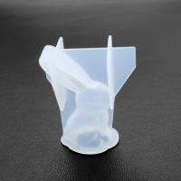 DIY Epoxy Mold Set, Silicone, Rabbit, durable, 80x46mm, Sold By PC