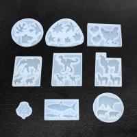 DIY Epoxy Mold Set Silicone for Animal Molds includ elephant & dinosaur & camel & chick durable Sold By PC