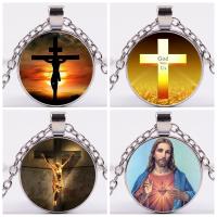 Zinc Alloy Cross Pendants plated fashion jewelry & Unisex nickel lead & cadmium free 25mm Sold By PC