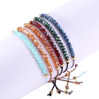 Bracelets de cristal, Réglable & bijoux de mode & pour femme, plus de couleurs à choisir, 160-280mm, 5brintoron/lot, Vendu par lot