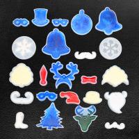 DIY Epoxy Mold Set Silicone Christmas Tree for Jewelry Pendant & Key Pendant Mold durable Sold By PC