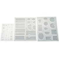 DIY Epoxy Mold Set Silicone Pendant Mold for making Jewelry Set plated durable  Sold By PC