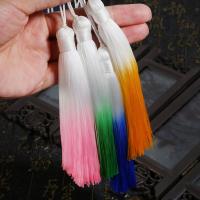 Polyester Tassel, gradient color & DIY, more colors for choice, 130mm, Sold By PC