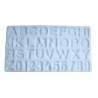 DIY Epoxy Mold Set, Silicone, Alphabet Letter, durable & different styles for choice, 355x192x10mm, Sold By PC