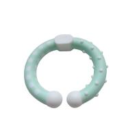 Plastic Baby Teething Toy, more colors for choice, nickel, lead & cadmium free, 65*59mm, 1PC/Bag, Sold By Bag