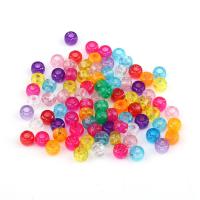 Acrylic Pony Beads, more colors for choice, nickel, lead & cadmium free, 6x9mm, 500G/Bag, Sold By Bag