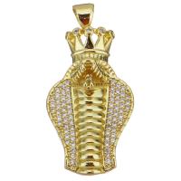 Cubic Zirconia Micro Pave Brass Pendant plated fashion jewelry & DIY & with cubic zirconia nickel lead & cadmium free Approx 4mm Sold By Lot