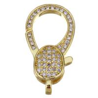 Cubic Zirconia Micro Pave Brass Pendant, plated, fashion jewelry & DIY & with cubic zirconia, nickel, lead & cadmium free, 13x25x5.50mm, Hole:Approx 1.5mm, 10PCs/Lot, Sold By Lot