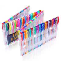 plástico Water Color Pen, 100 cores & Vario tipos a sua escolha, cores misturadas, 8x150mm, vendido por box