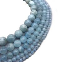 Aquamarin Perle, hellblau, frei von Nickel, Blei & Kadmium, 4mmuff0c5mmuff0c6mmuff0c7mmuff0c8mmuff0c10mmuff0c12mm, verkauft von Strang