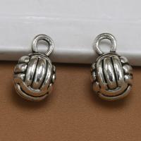 Tibetan Style Pendants, antique silver color plated, DIY, nickel, lead & cadmium free, 15x9mm, Sold By PC