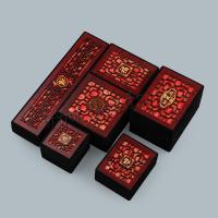 Pulsera de madera caja, estampado, diverso tamaño para la opción & diferentes estilos para la opción, Rojo, Vendido por UD