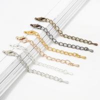 Iron Extender Chain with Zinc Alloy DIY 5.5cm Sold By Bag